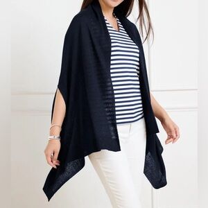 Linen Ruana Wrap nwt